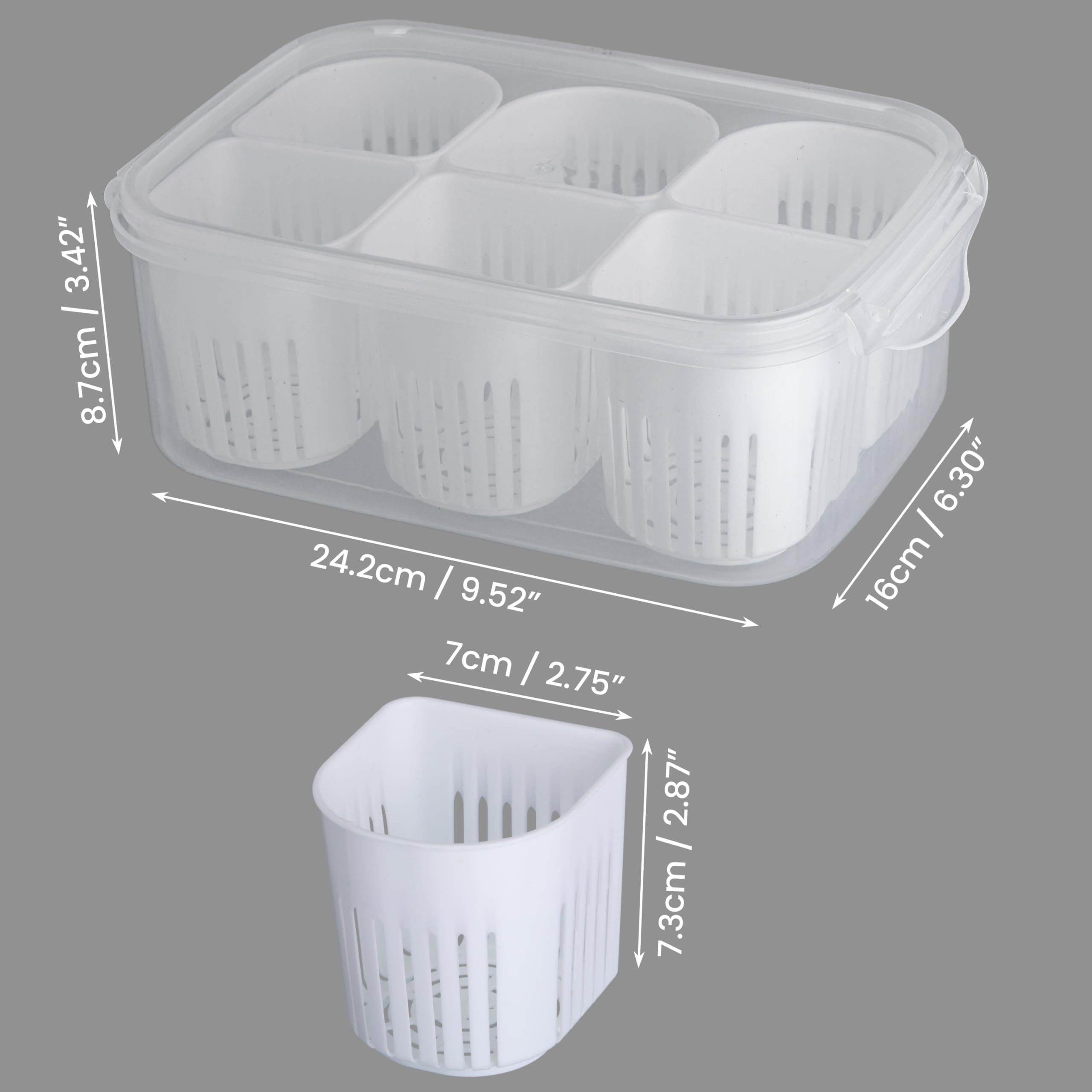 Belle Vous 3 Pak Plastic Voedsel Opslag Containers met Deksels - 530 - 1500 ml - Herbruikbaar BPA Vrij Lekbestendig/ Luchtdichte Dozen - Voor Maaltijd & Lunch - Magnetron/ Diepvries/ Vaatwasser Veilig