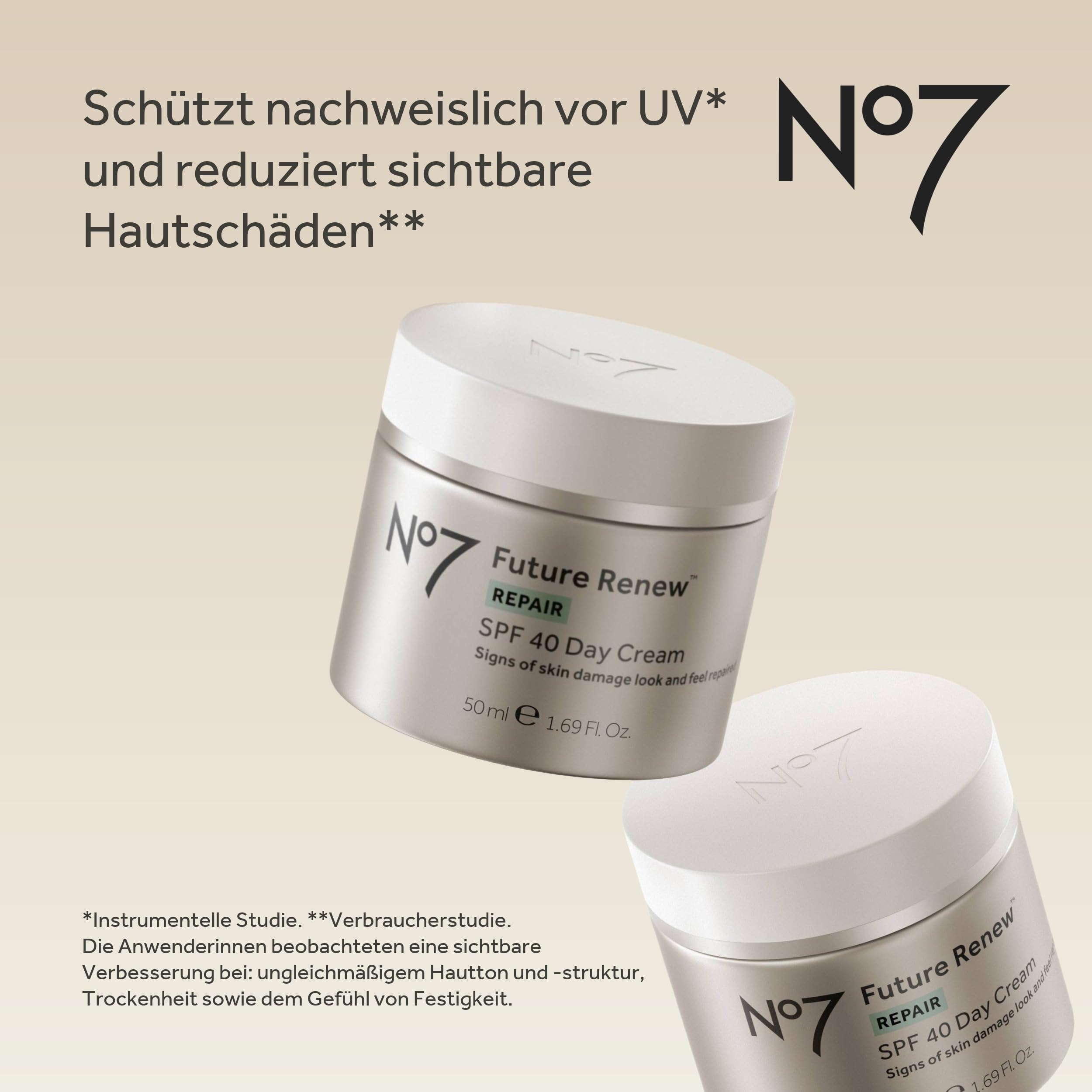 No7 Future Renew Repair Day Cream - Tagescreme LSF 40, Gesichtscreme 50 ml