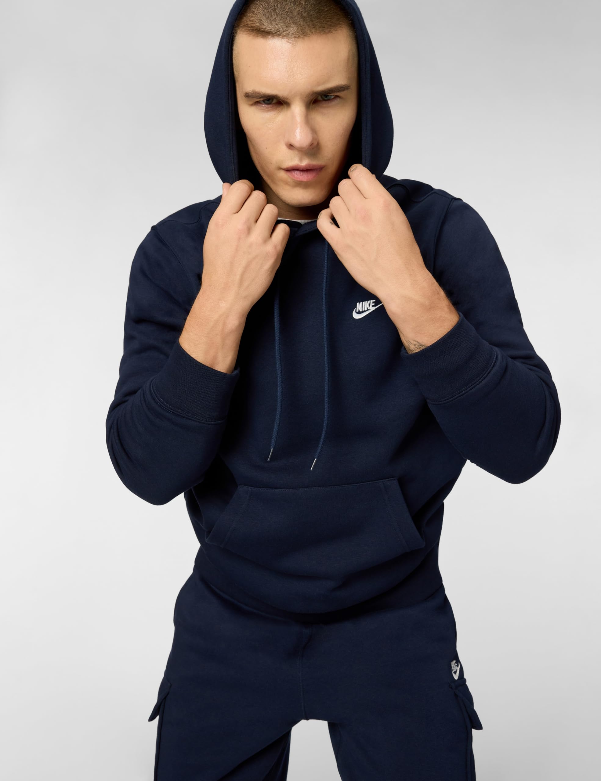 NIKE M Nk Club BB Po Hoodie Sweatshirt Unisex Adulto