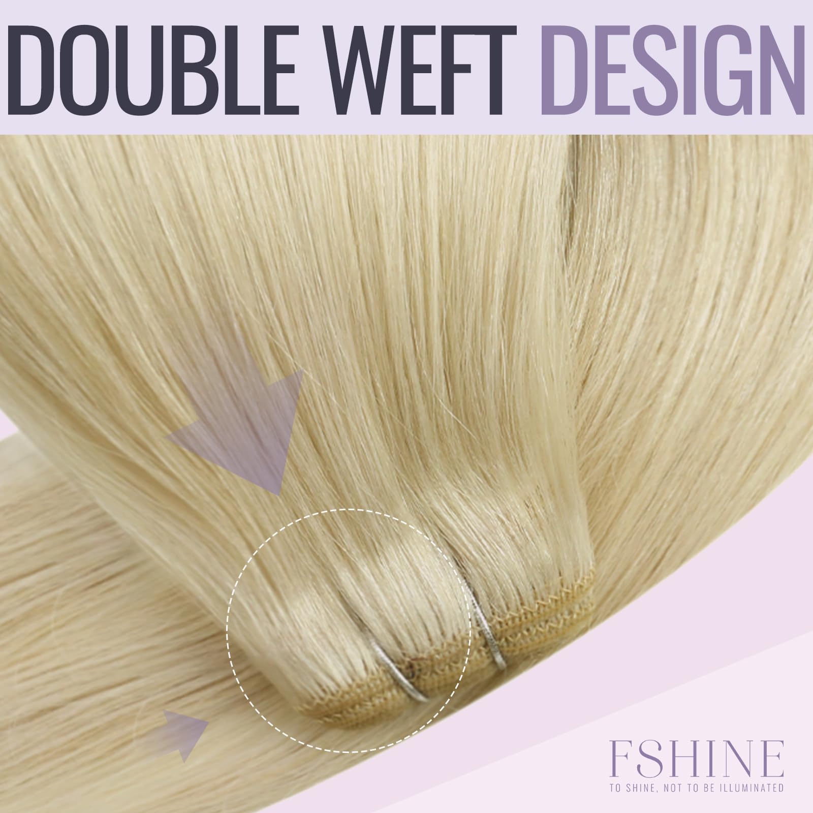 fshine Estensioni Di Trama Dei Capelli Umani 60cm Estensioni Di Trama Dei Capelli Umani Cucite Estensioni Umani Lisci Biondo Platino Estensioni Di Capelli Brasiliani Remy Umani Pacchetti,100.0 grams