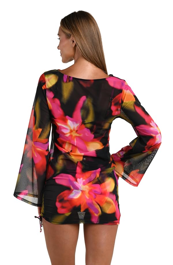 Sunshine 79 Women's Short Sleeve Tunic Cover Up Dress, Multi, X-Large by Sunshine 79 - Image 2
