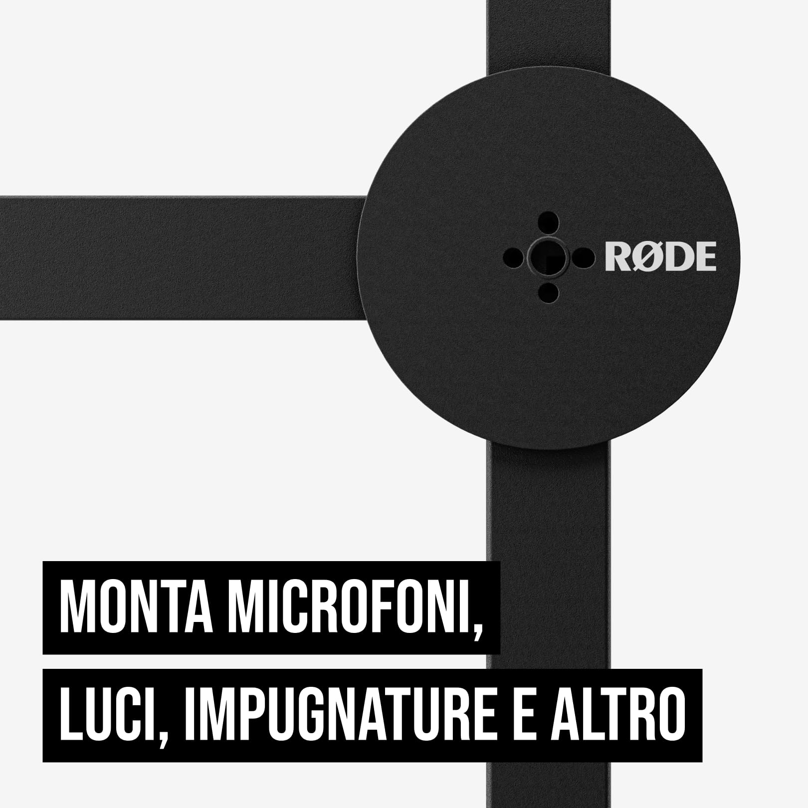 RØDE Supporto magnetico per smartphone con slot per shoe fredda e filettatura da 1/4 di pollice (compatibile con MagSafe).