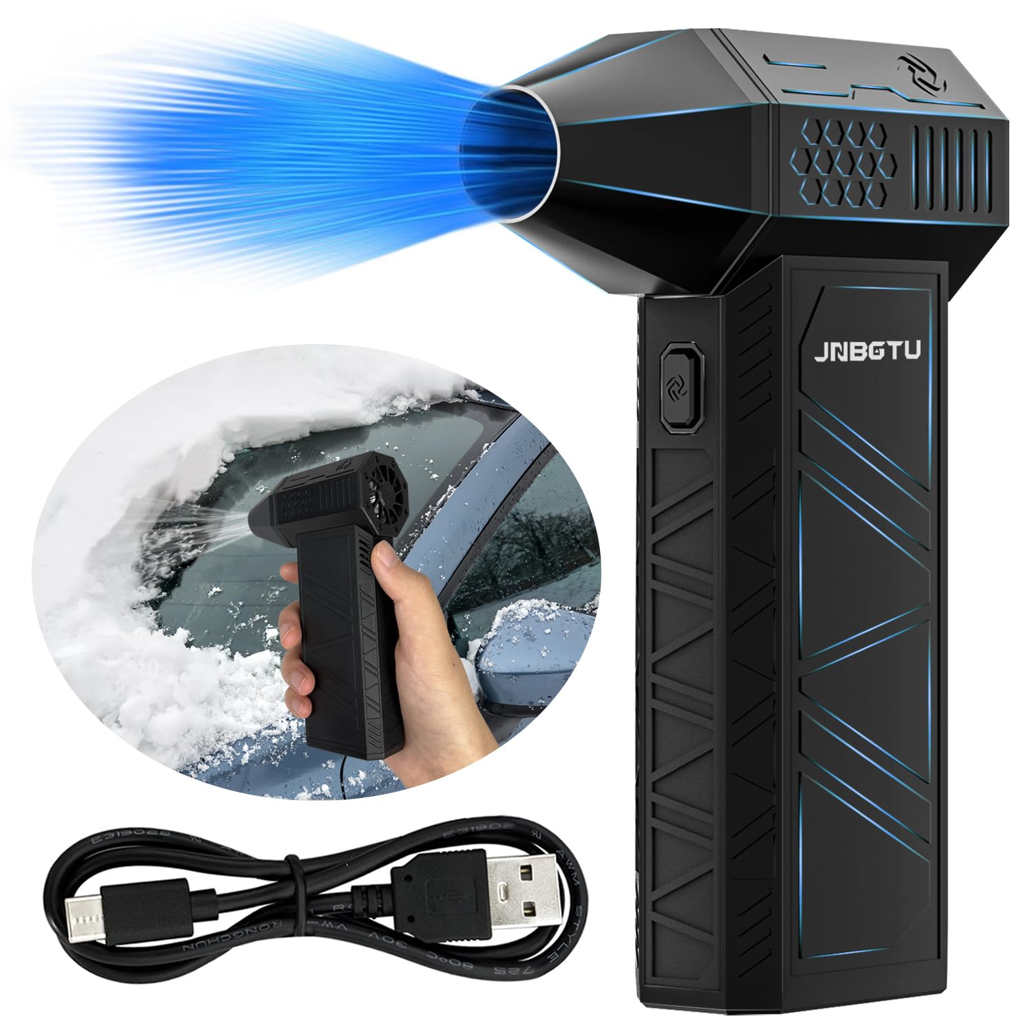 Jet Dry Mini soplador de aire comprimido 150000 rpm limpieza PC teclado coche sofá X3