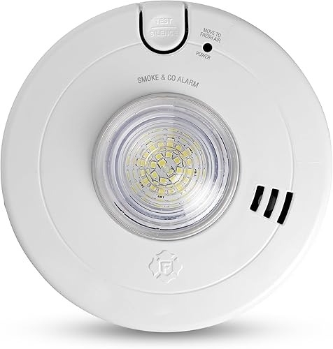 Miniatura 7 de First Alert SM110LED-AC, alarma de humo con cable estroboscópico LED y batería de reserva de 10 años, 1 paquete