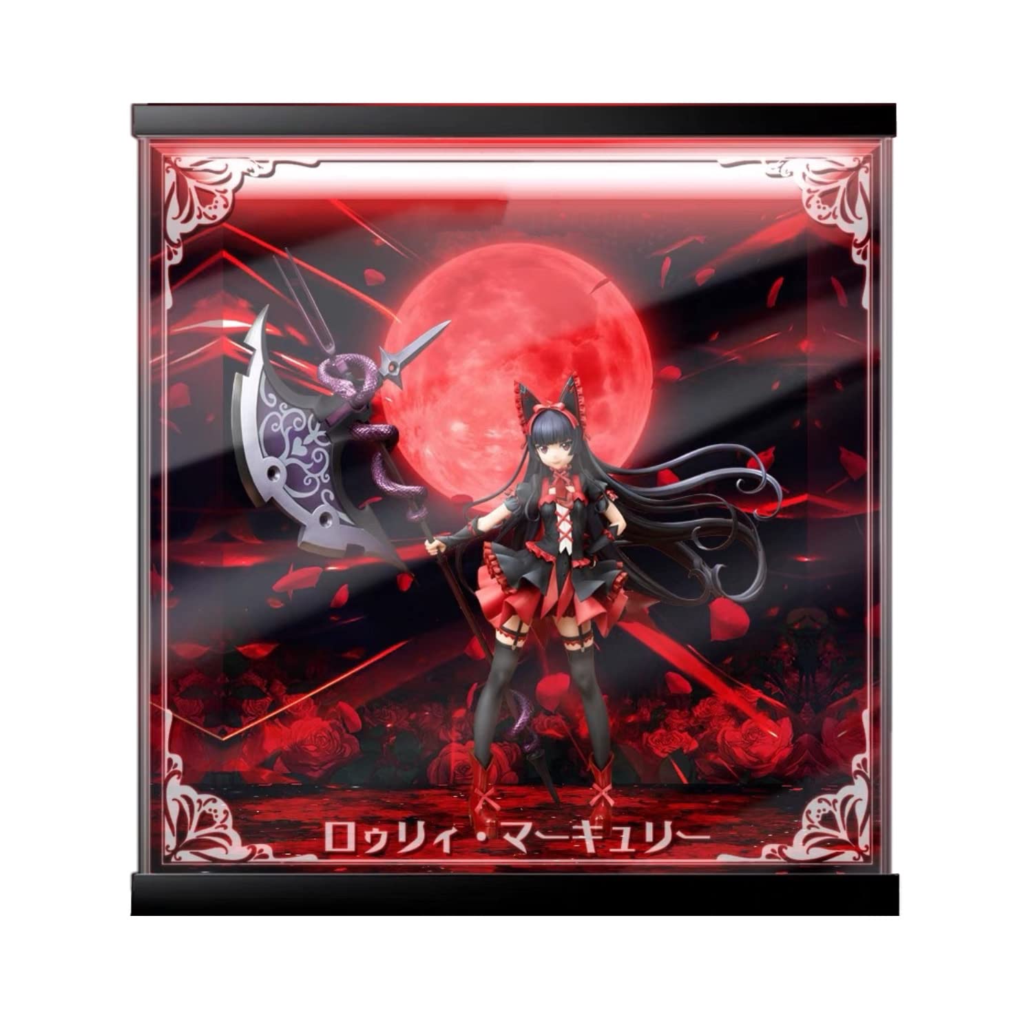 【美品】 ロゥリィ マーキュリー 1／7 フィギュア 電飾ディスプレイケース付き 美品】 ロゥリィ マーキュリー 1／7 フィギュア 電飾