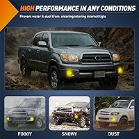 Vista 8 de Nilight Conjunto de luces antiniebla Compatible con 2001 2002 2003 2004 2005 2006 2007 Toyota Sequoia 2000-2006 Tundra