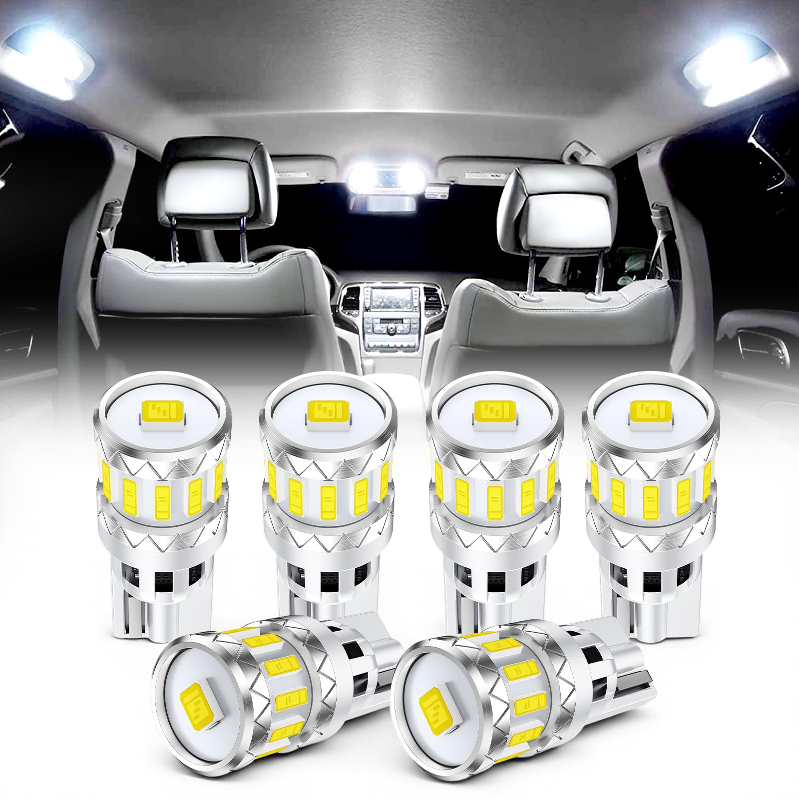 Amazon.co.jp: Marsauto T10 led ポジションランプ 爆光 6500K 2835SMD