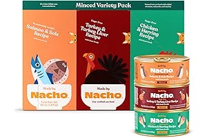 Nacho Premium Minced Wet Canned Cat Food for Hydration