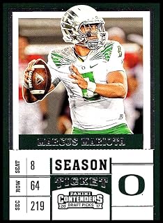 2017 Panini Contenders Draft Picks Season Ticket #70 Marcus Mariota Oregon Ducks Collegiate Football Card