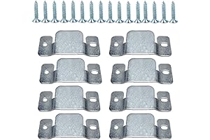 Tiberham Flush Mount Brackets for Heavy Duty Furniture and Wall Mounts