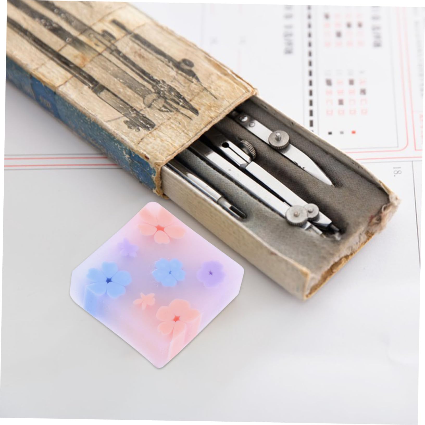 Uonlytech 3 Ensembles Gomme À Gelée Mignon Gommes en Caoutchouc Enfants École Crayon Art Eraser Créatif Gommes pour Les Filles Gomme Électrique Professionnelle Gamme TPR 32 Pièces * 3