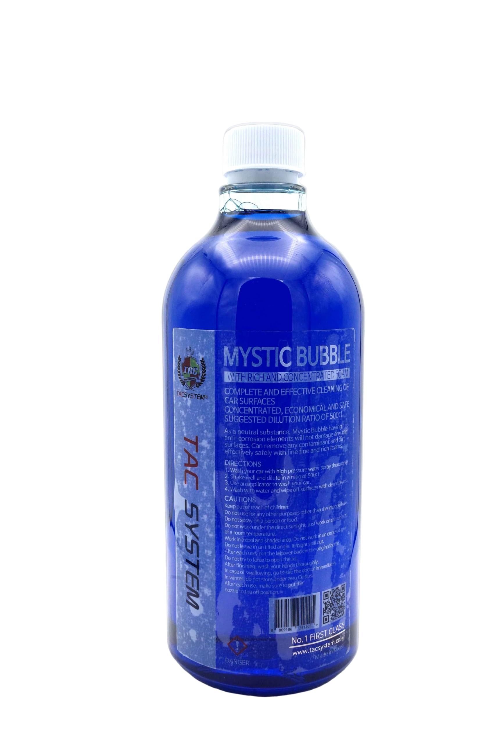 Mystic Bubble – pH-Balanced Car Wash Shampoo with Superior Slickness | Highly Concentrated | Safe for Waxes, Coatings, Sealants- 1L
