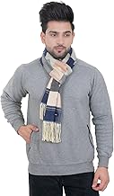 AMOLDO Relaxed Men And Women Regular Luxurious Premium Checkered Woolen Acrylic Muffler, Scarf, Stole For Winter Pack Of 1
