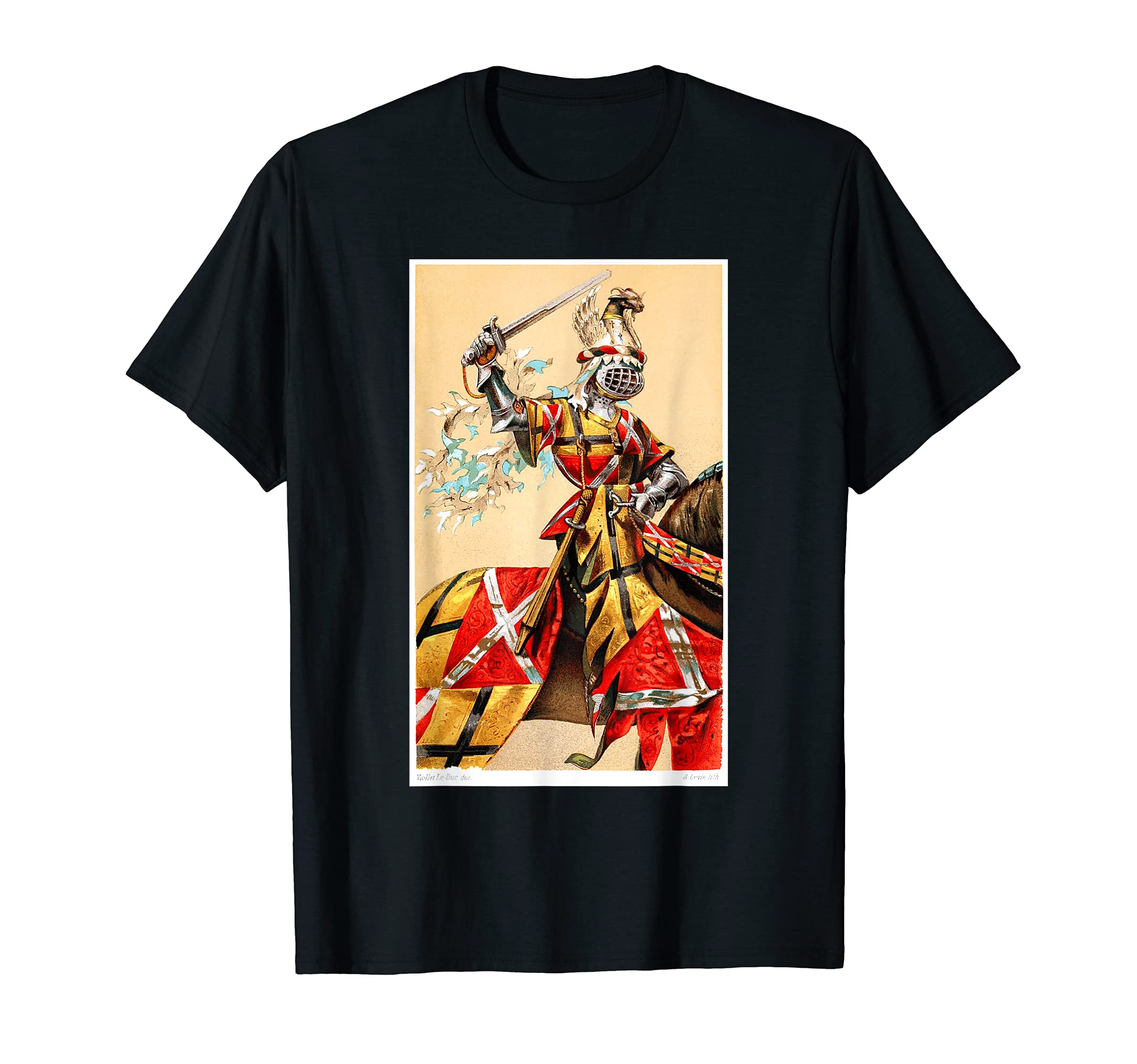 15th Century French Knight Joust Jousting Soldier Tournament T-Shirt