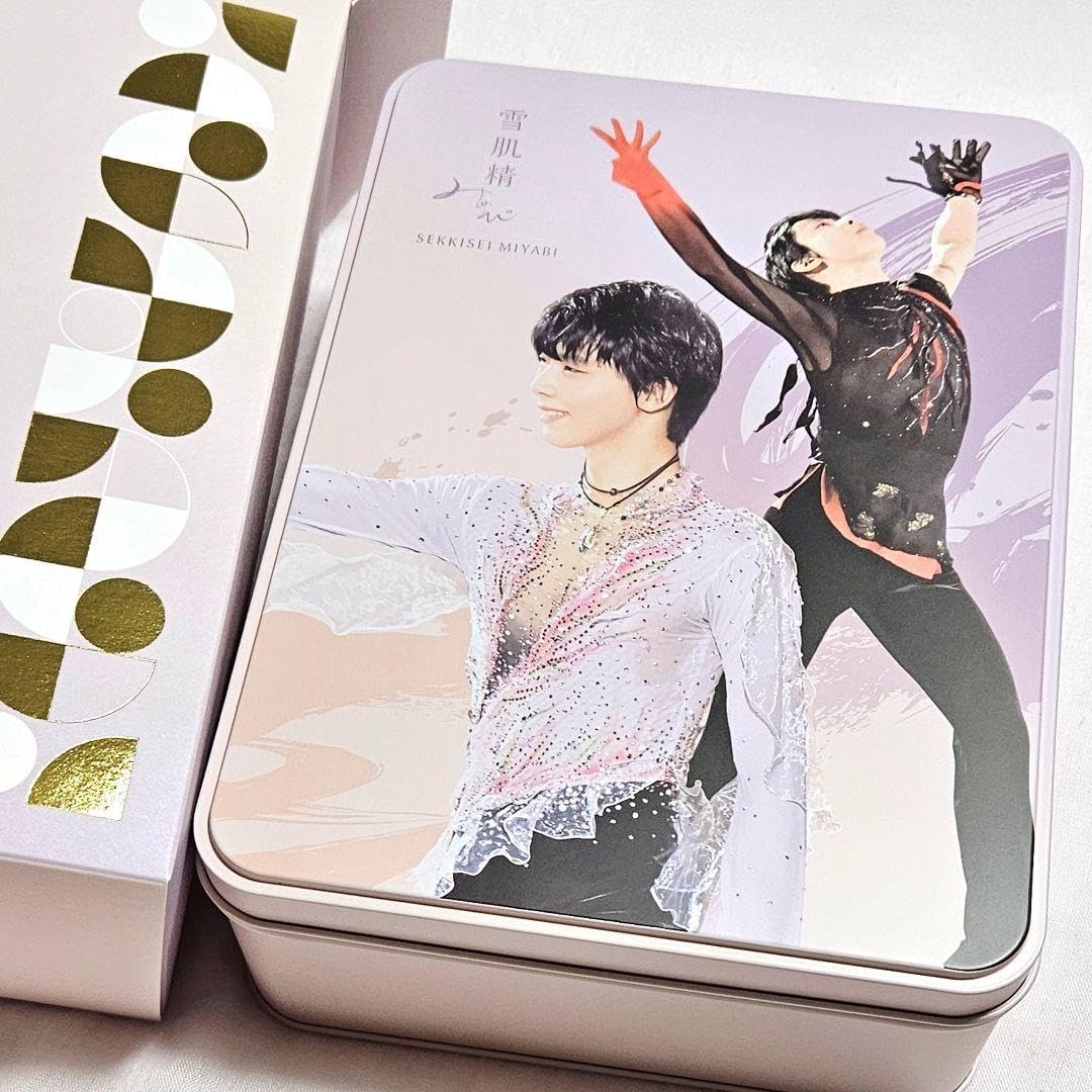 雪肌精みやび 羽生結弦 コットン缶BOX おまけ付き雪肌精 みやび