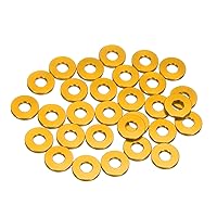 Vista 36 de uxcell 30 arandelas planas de aluminio, juntas de sello redondo M5 x 0.472 x 0.079 in, espaciadores planos para tornillos, tornillos, accesorios