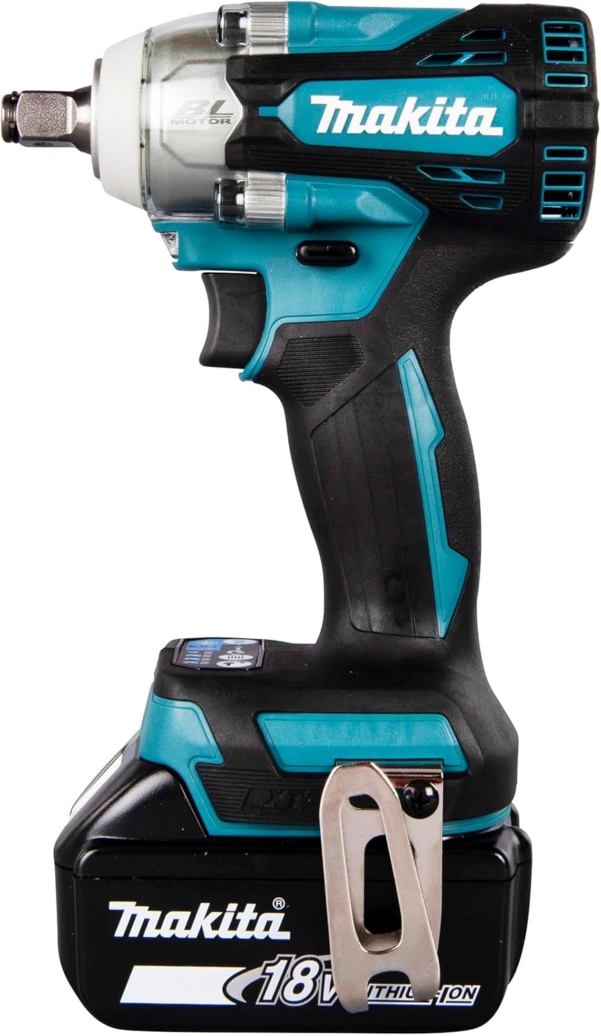 Makita DTW300RTJ 18V Li-ion LXT Brushless Impact Wrench Complete with 2 x 5.0 Ah Batteries and Charger Supplied in a Makpac Case