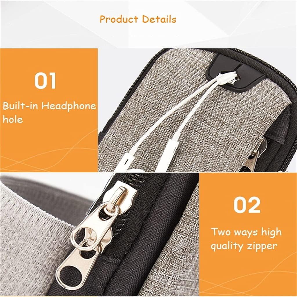 6 Inch Sports Jogging Gym Armband Running Bag Arm Wrist Band Hand Mobile Phone Case Holder Outdoor Nylon