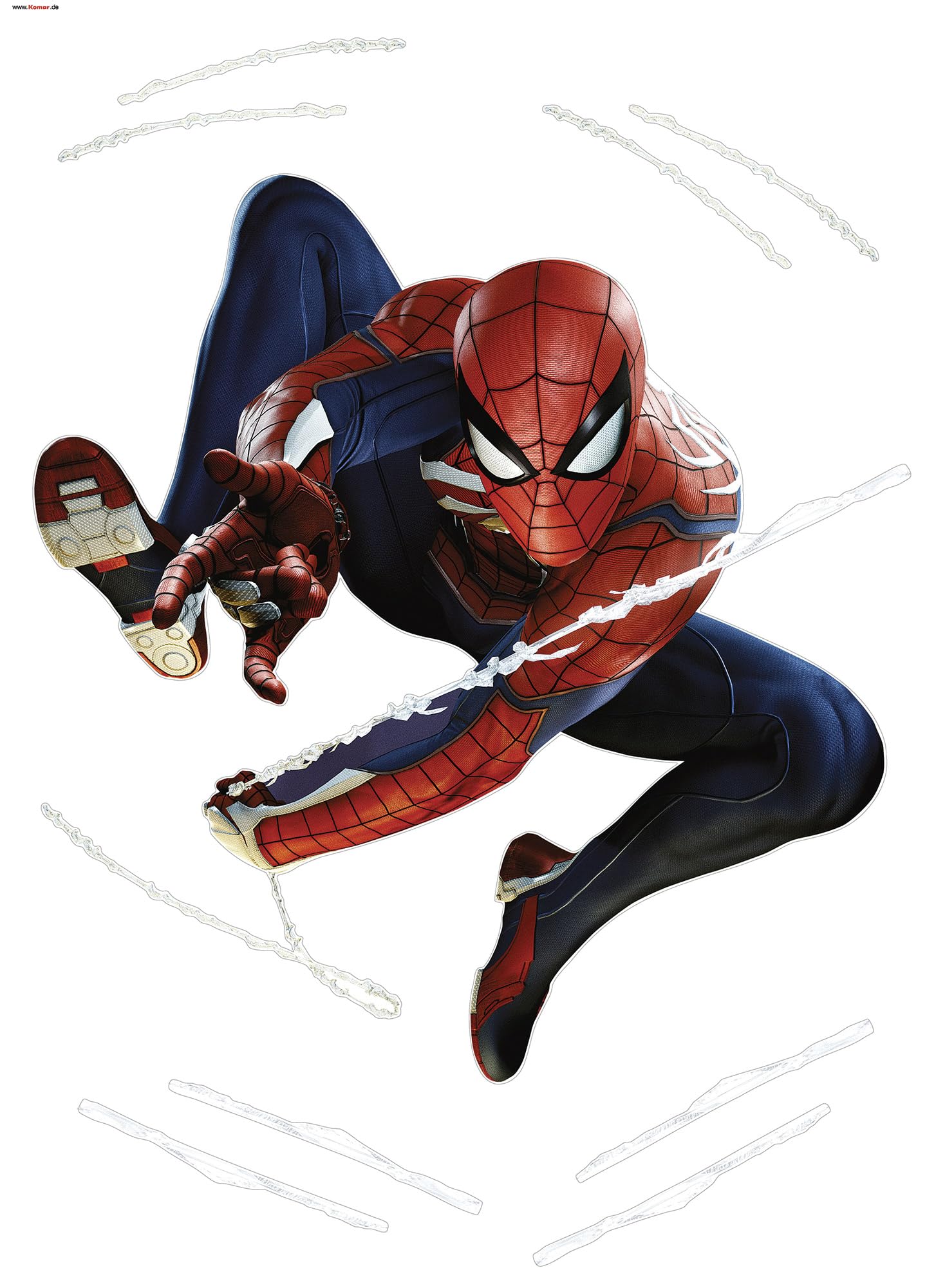 Komar Wall Sticker Marvel Spider-Man Night Size 50 x 70 cm Wall Sticker Children's Room Wall Decoration Blue Red - Image 2