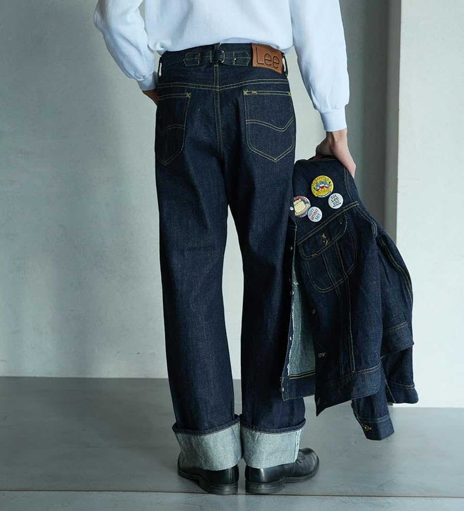 Lee 100周年 101Z ライダース ルーズ セルビッジ デニム 限定 濃紺 Lee 100周年 101Z ライダース ルーズ セルビッジ デニム 限定