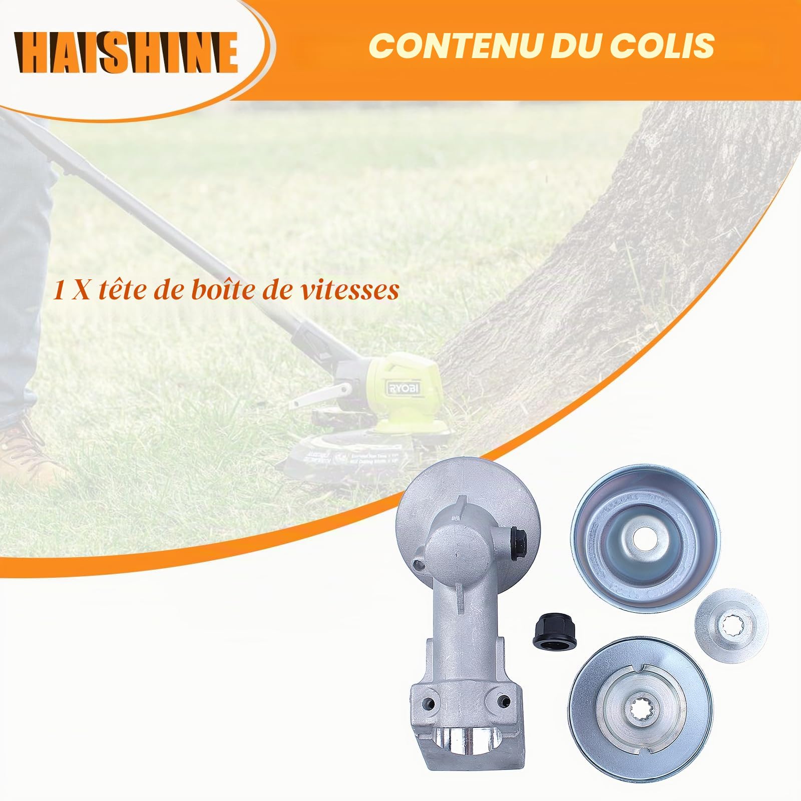 Boîte Tête d'Engrenage Débroussailleuse Vitesse Tondeuse pour STIHL FS120 FS130 FS200 FS250 FS90 FS100 FR130 FR220 FR350 FR450 FR480 FT100 Remplacer 4137 640 0100 4130 641 0300