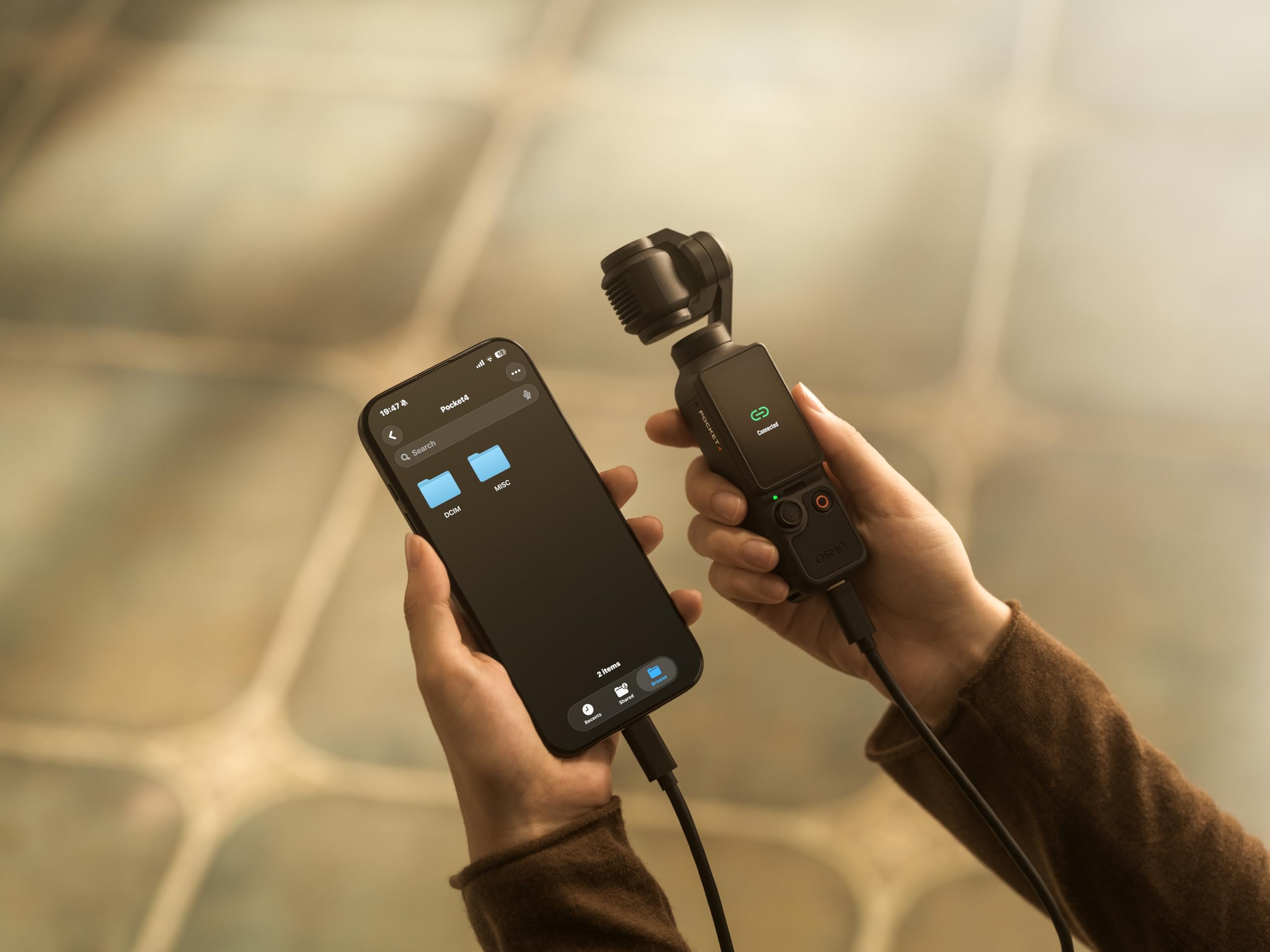 DJI Osmo Pocket 4 Standard Combo, Pocket Gimbal Vlog Camera — Amazon image 2