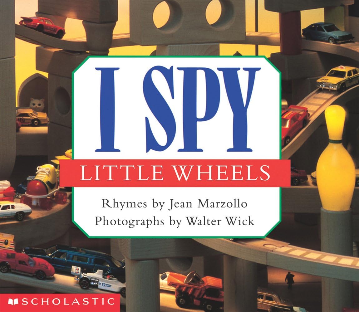 I Spy Little Wheels: A Book of Picture Riddles Board book – October 1, 1998