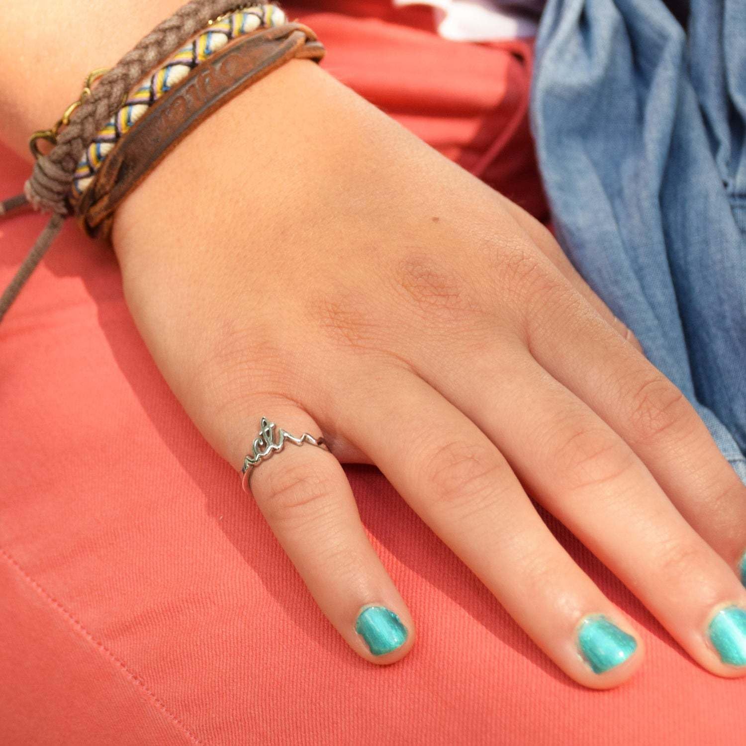 Ringmasters Cursive CTR LDS CTR Ring Choose the Right Faith Ring | Keepsake LDS Jewelry