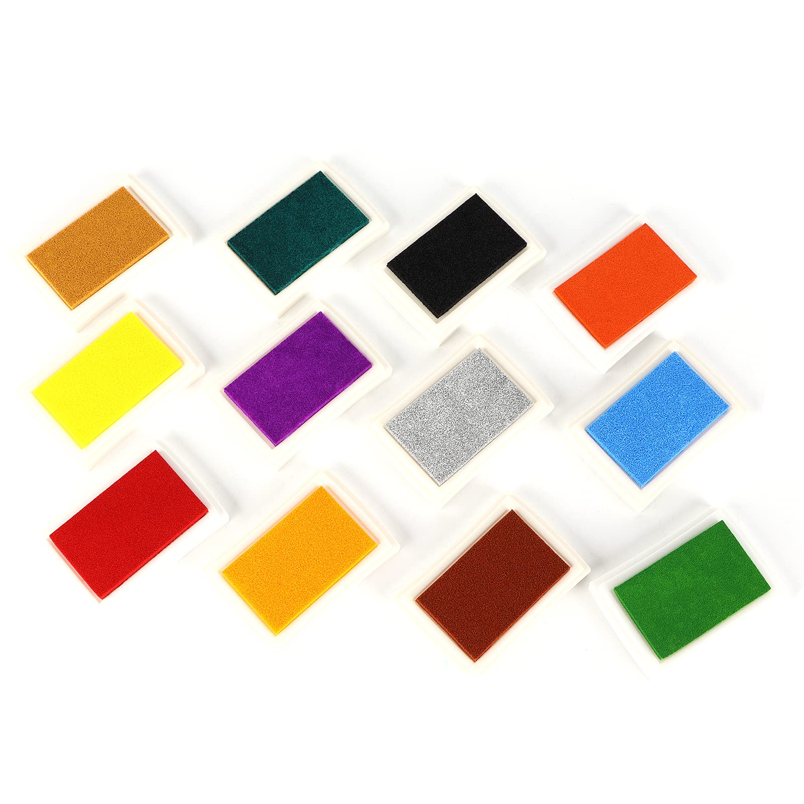 Zu den Acryl-Stempelwerkzeugen gehören 4 Acrylblöcke, 12 Stempelkissen und 2 transparente Siegel-Stempelblöcke für die Herstellung von DIY-Bastelkarten