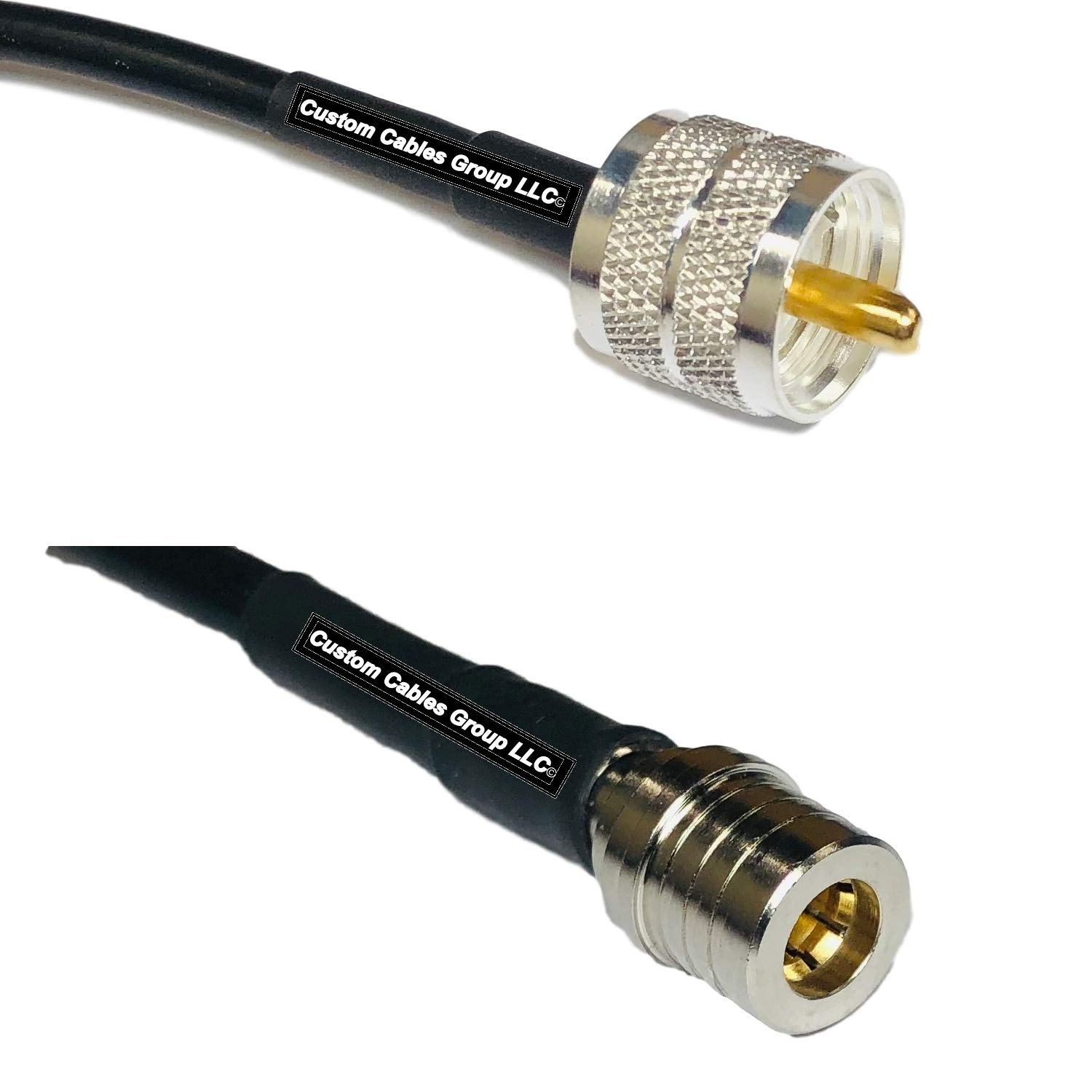 Cable Coaxial RG-58 De 16 Pies (5m) - Conectores PL259 Macho A SO239 Hembra, Para Radios De Coche Y Radioaficionados