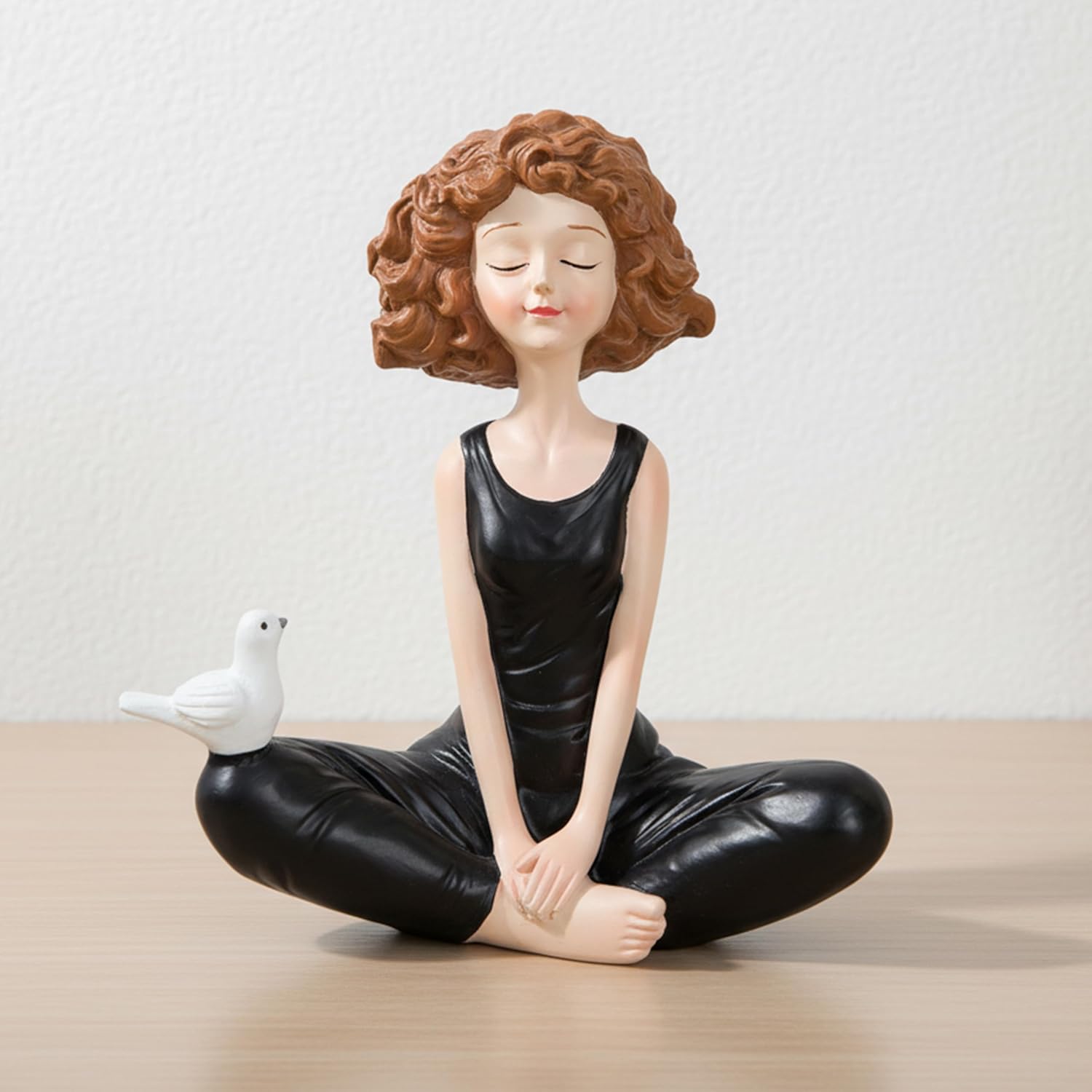 Yoga Meditation Statue Decoration –...