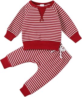 Tamanho 6 t Roupas para meninos Infant Recém-nascido Crianças Meninos Meninas Listrado Patchwork Blusa Manga