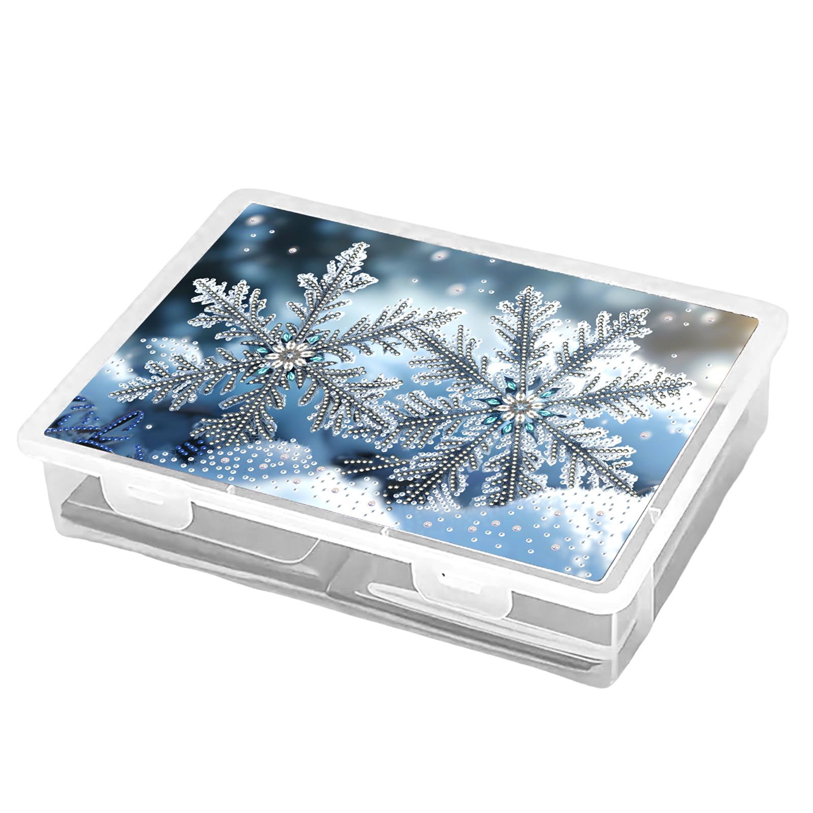 V Diy 5D Diamond Painting Box Kits For Adults, Diy Full Diamond Painting Rhinestones Decorative Storage Box Stackable Crystal Mosaic Storage Container For Adults/Beginners Gift Idea Home Decor