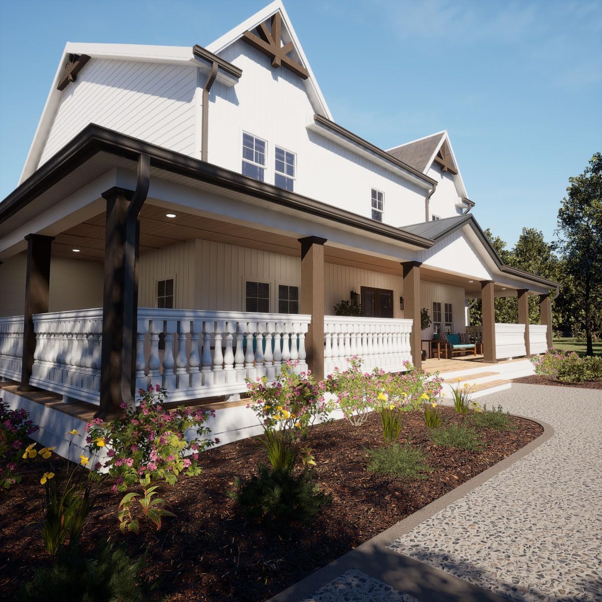 Fiberthane 700 Series Bradford Baluster: 5"W x 30"H, Fiberglass Reinforced Polyurethane (6 15/16" On-Center-Spacing to Pass 4" Sphere Code), Factory Primed