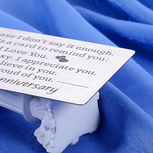 Miniatura 6 de Regalos para el día de San Valentín para esposa, tarjetas de aniversario para marido, novio, novia, regalos de cumpleaños, prometida, regalos para