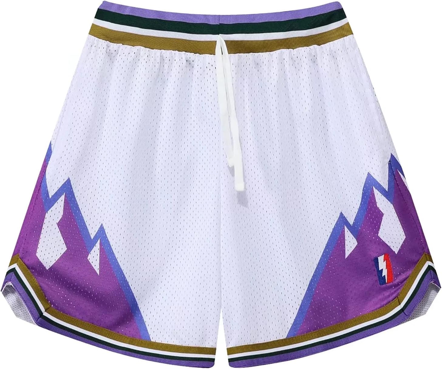 DIOTSR Mens Retro Basketball Shorts Running Athletic Graphic Shorts Streetwear Designer with Pockets