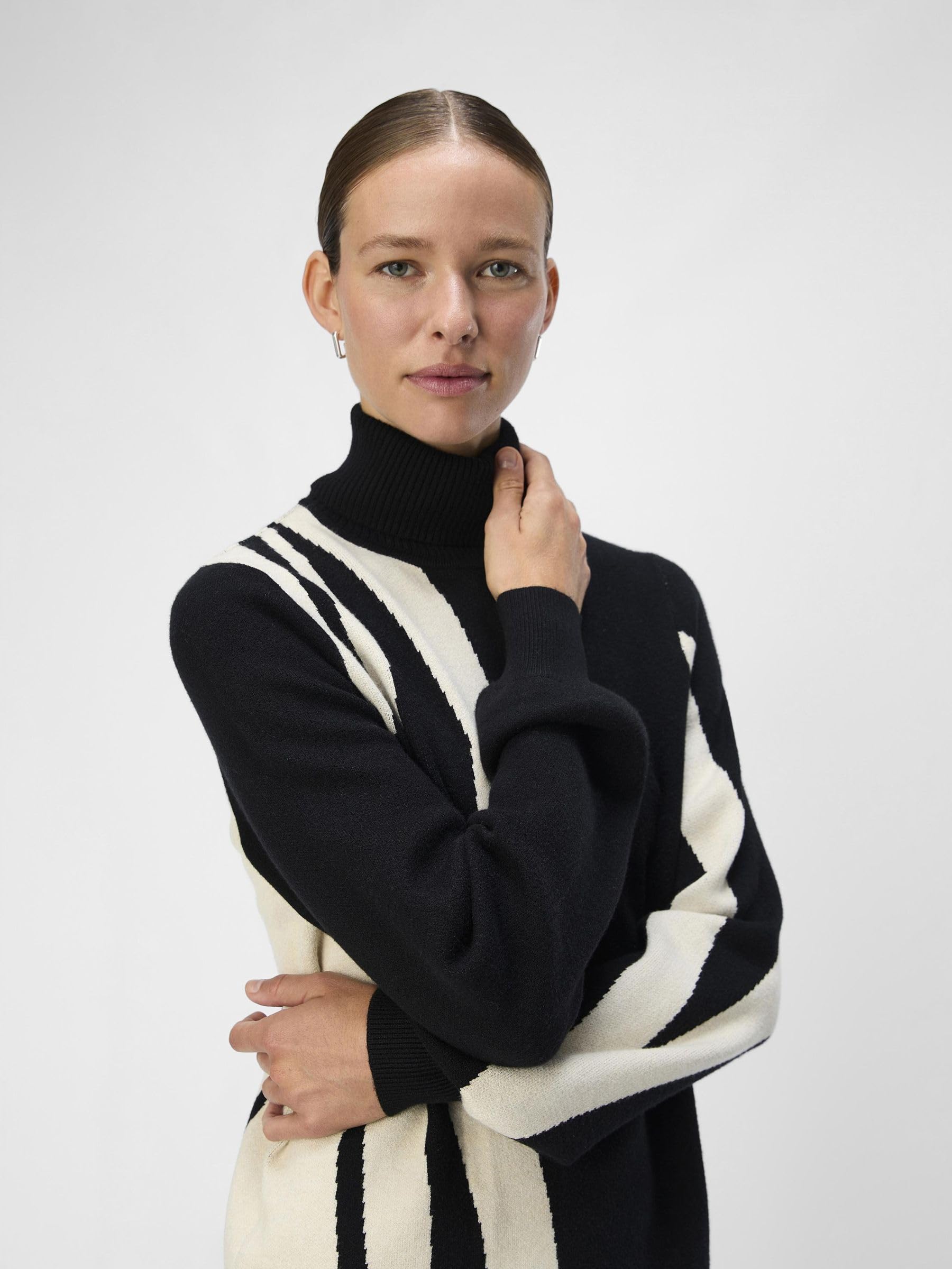 Object Objray L/S Knit Rollneck Dress Robe en Tricot Femme