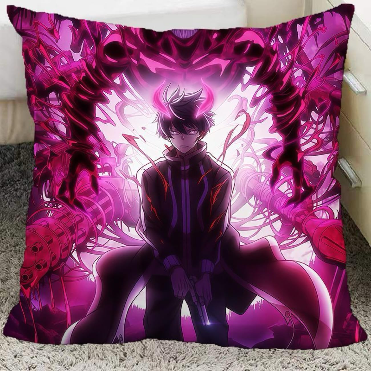 Amazon.co.jp: 桃源暗鬼 抱き枕 クッション 一ノ瀬四季 無陀野無人 背