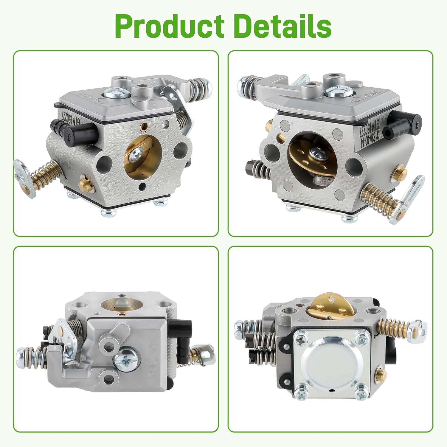 Ruixing OEM MS250 Carburetor for Stihl MS 250 MS230 MS210 025 023 021 Chainsaw Replace# WT-286 1123-120-0603, with 1123 160 1650 Air Filter Rebuild Kit