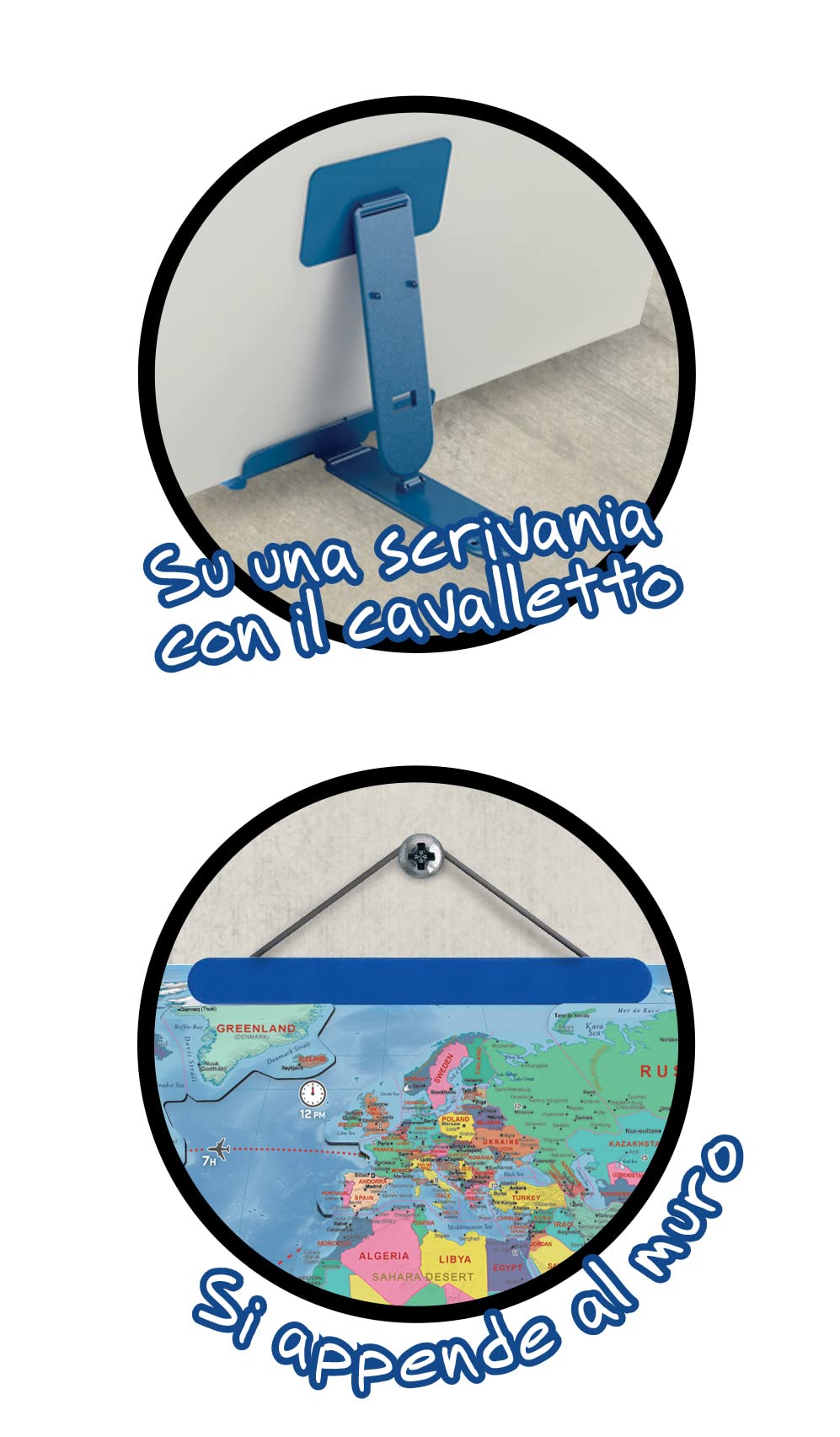 Buki- Planisfero Magnetico Versione Italiana, Large, 7346IT