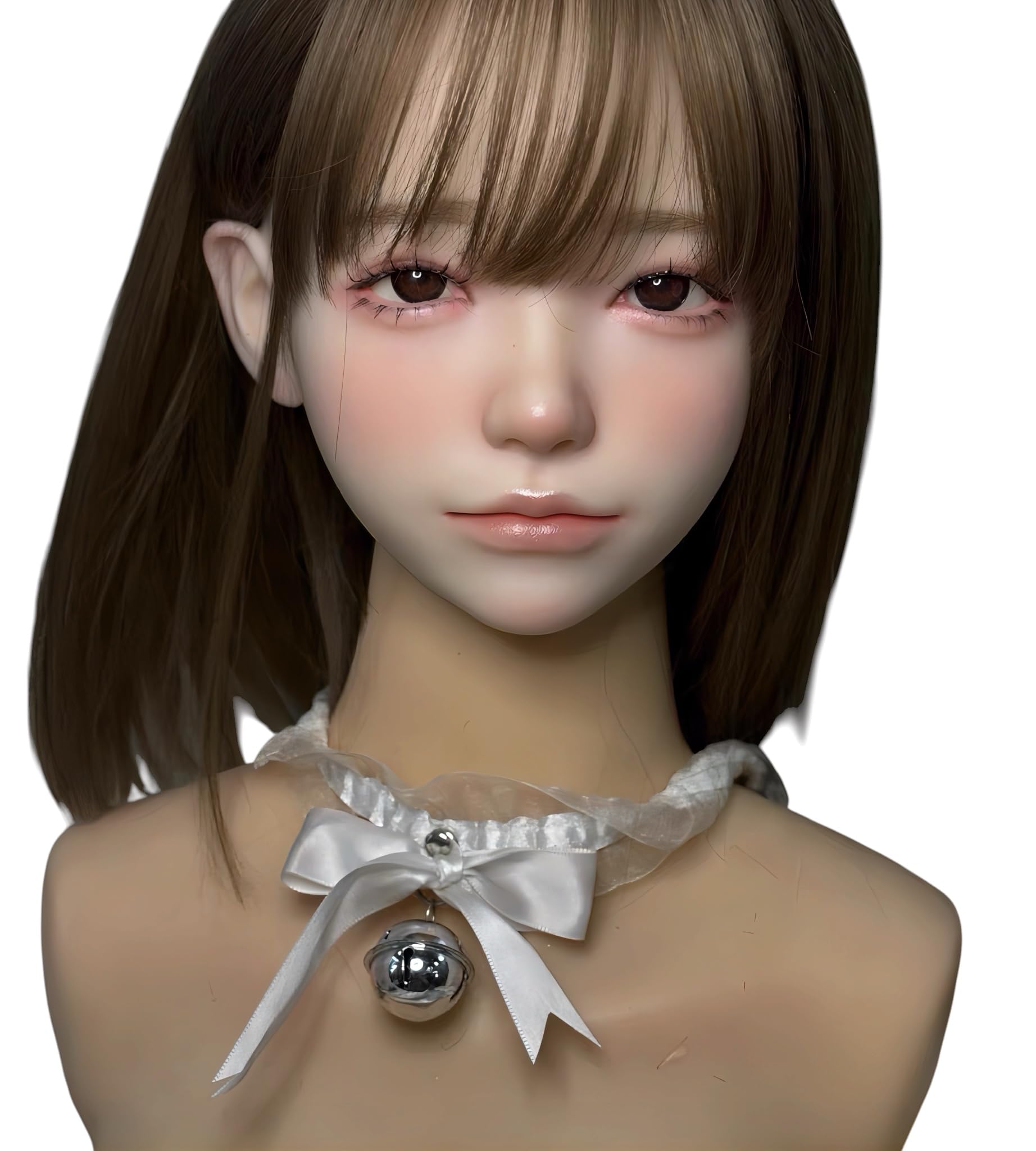 Amazon.co.jp: 1/1 ドールヘッド 女性 等身大 リアルモデル M16ボルト