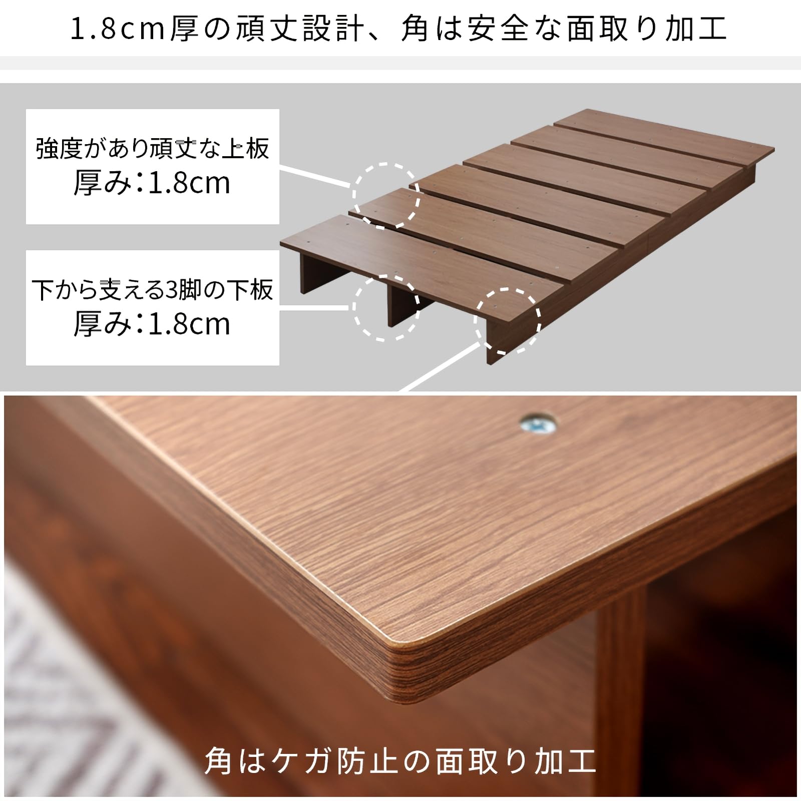 Amazon｜ワイエムワールド すのこベッドフレーム シングル ローベッド