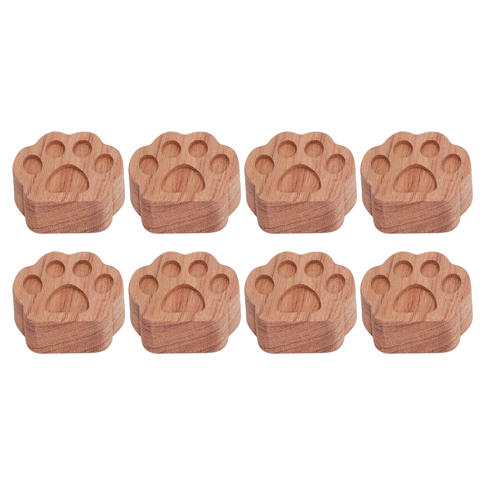 Essential Oil Car Diffuser Cat Shape Rose Material Natural Style Diffuser Compact Portable for Car Office Home 8pcs Set