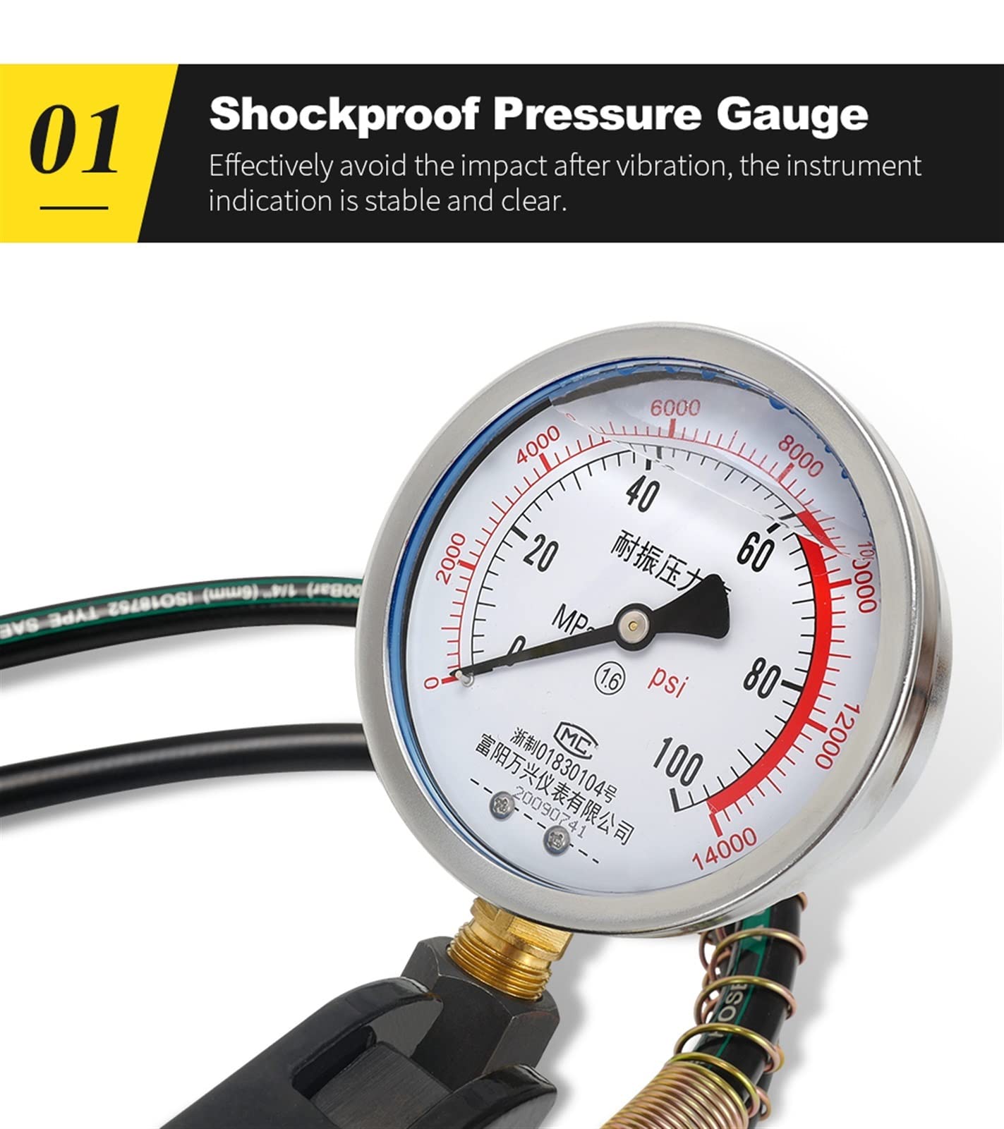 Pompe manuelle hydraulique haute pression, double action pour outils hydrauliques, CP-700S, durable et efficace pour une utilisation intensive, idéale pour les applications automobiles et