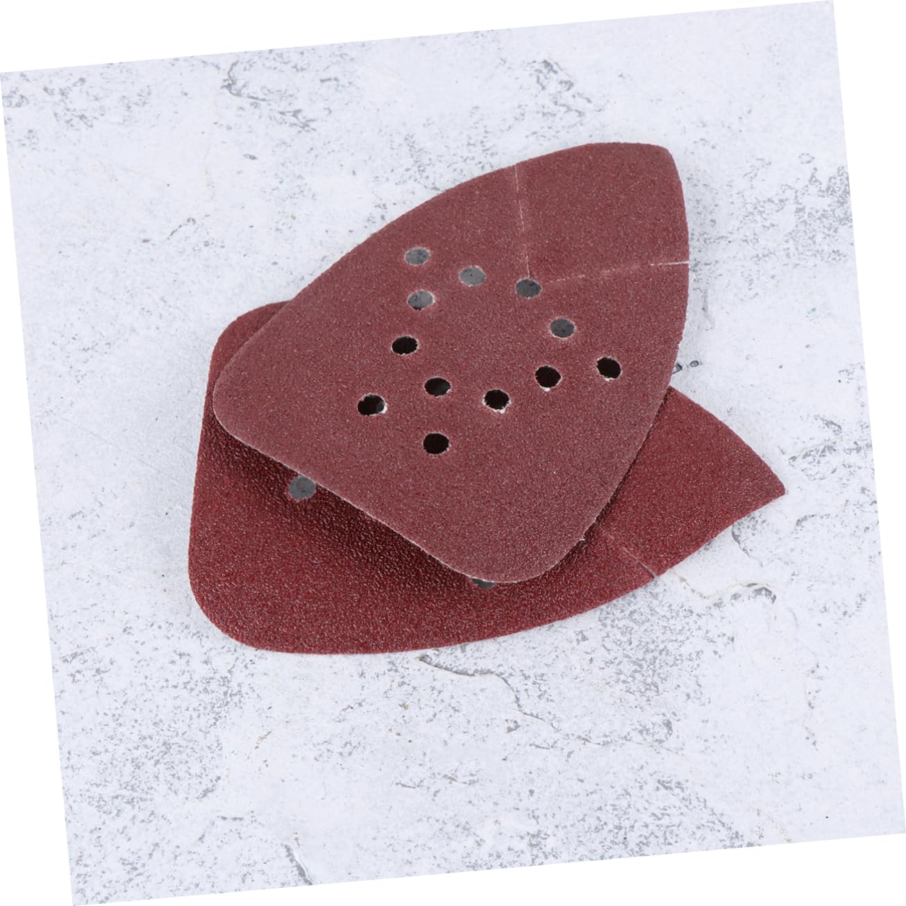 20pcs Flocking Sandpapers Fine Grit Sanding Discs for Multi-Tool Triangle Shape Abrasive Paper Pads
