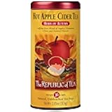 The Republic of Tea - Hot Apple Cider Tea, 36 Tea Bags, Tin | Harvest Herbal Blend | Caffeine-free