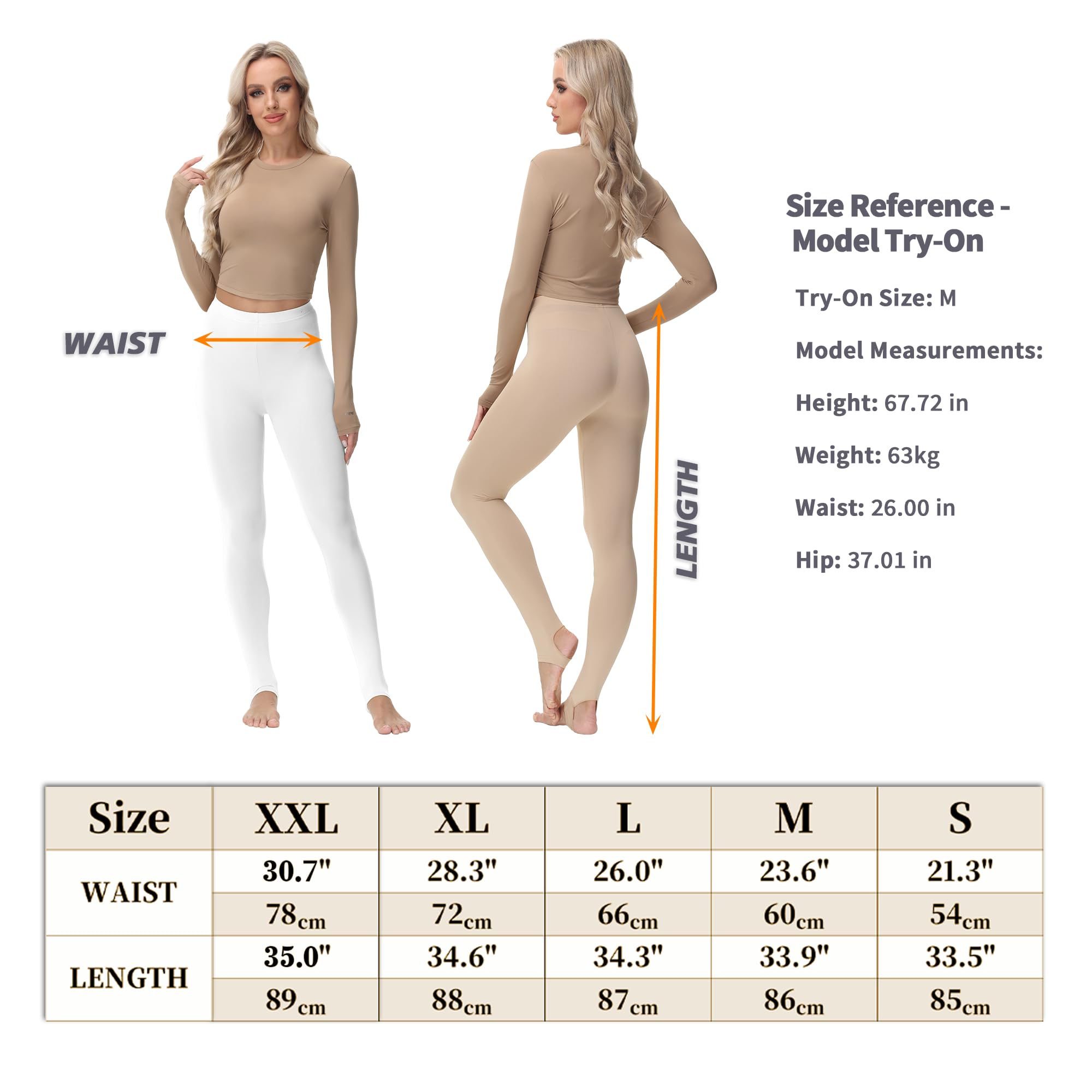 Kühlende Leggings für Damen, LSF 50+, UV-Sonnenschutz, Strumpfhose, ultradünne Seiden-Innenschicht, Kompressionsleggings