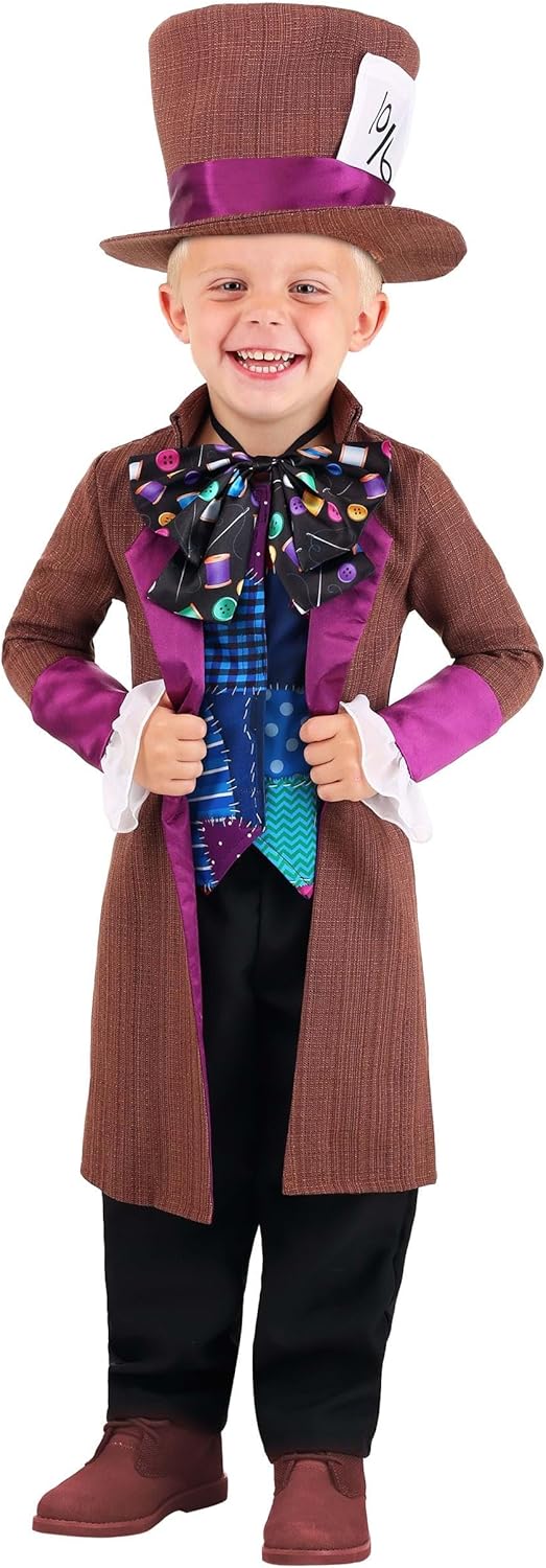 Wacky Mad Hatter Toddler's Costume