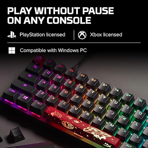 Miniatura 7 de HyperX Alloy Origins 65 - Teclado mecánico para juegos, factor de forma ultra compacto del 65 %, teclas PBT de doble disparo, retroiluminación LED