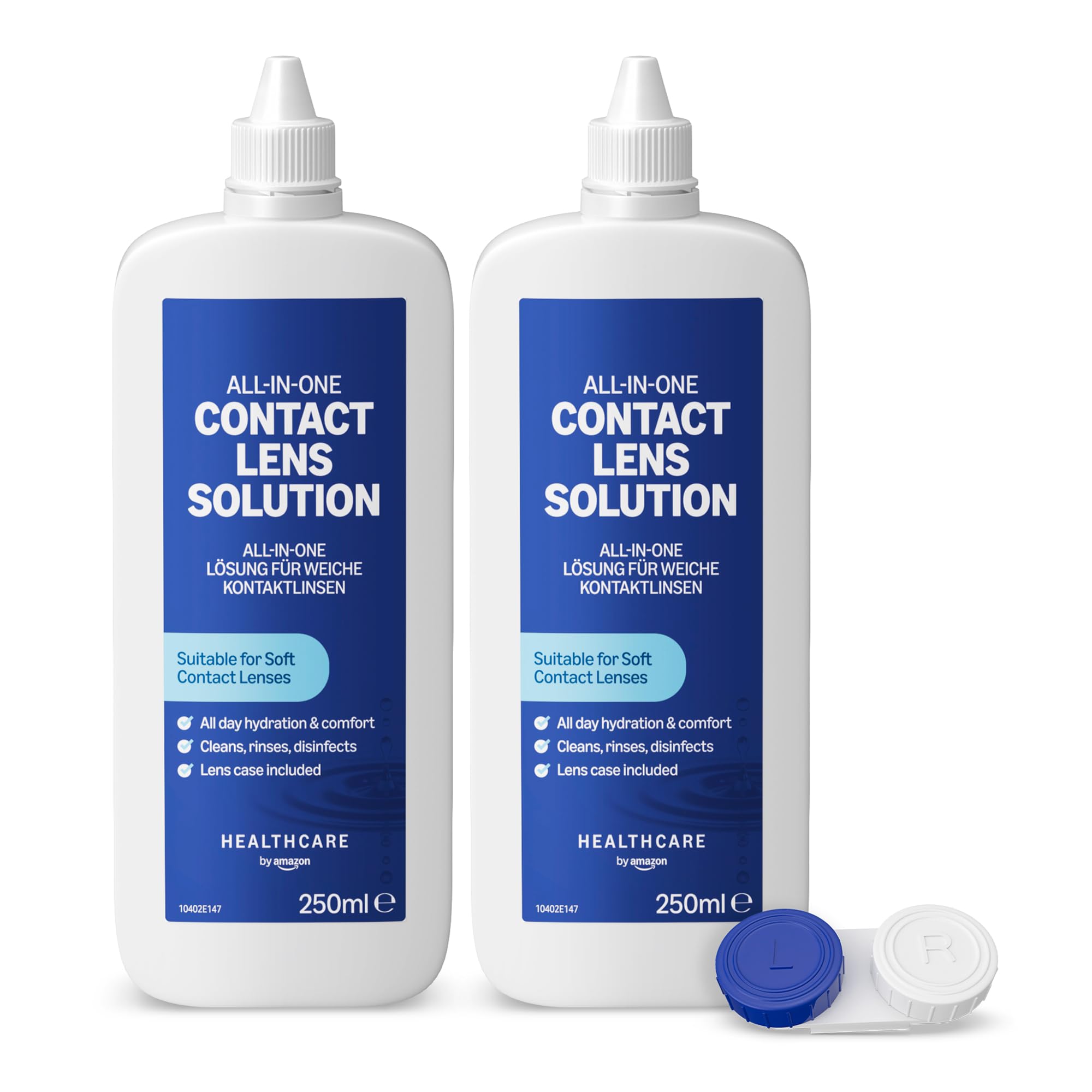 Amazon Basic Care All-In-One Contact Lens Solution 2 x 250 ml
